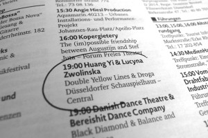 Düsseldorf Huang Yi in program